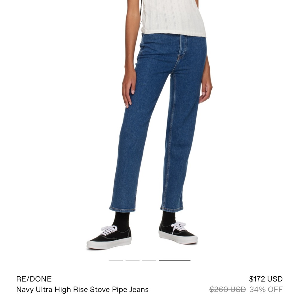 RE/DONE ULTRA HIGH RISE JEANS